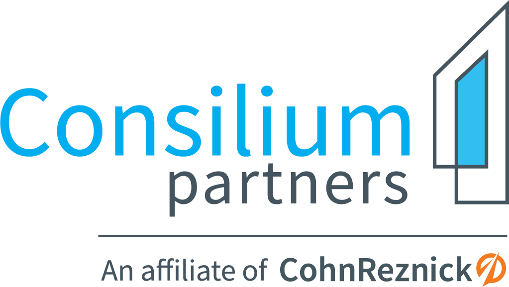 image with text reading "Consolium partners: an affiliate of CohnReznick"