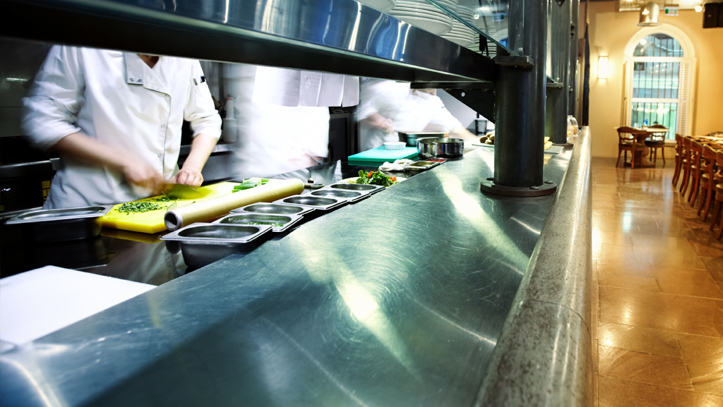 Cropped image of chefs prepping food 2