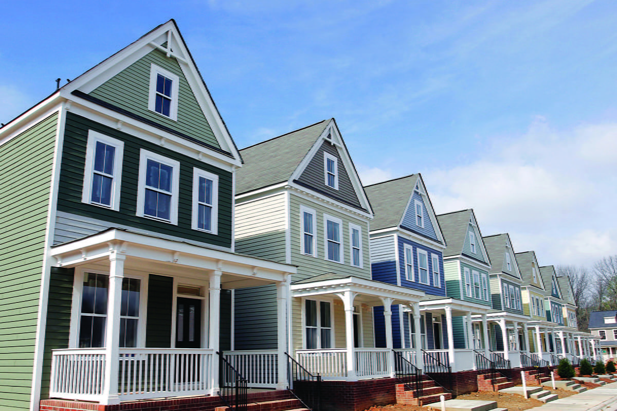 Street image of homes