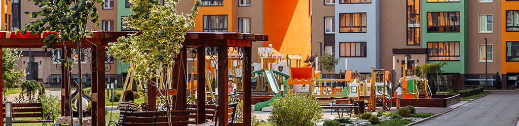 affordable housing rooftop garden