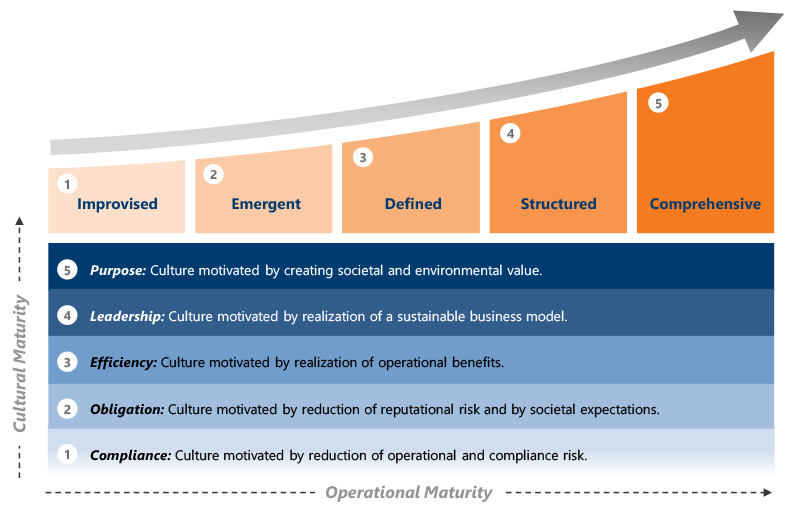 esg maturity model graph