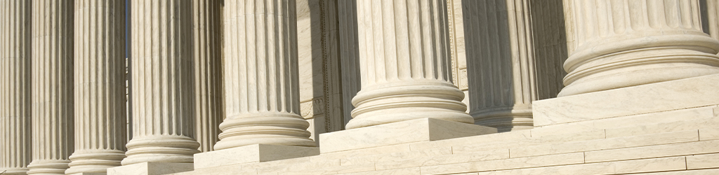 pillars of a government building