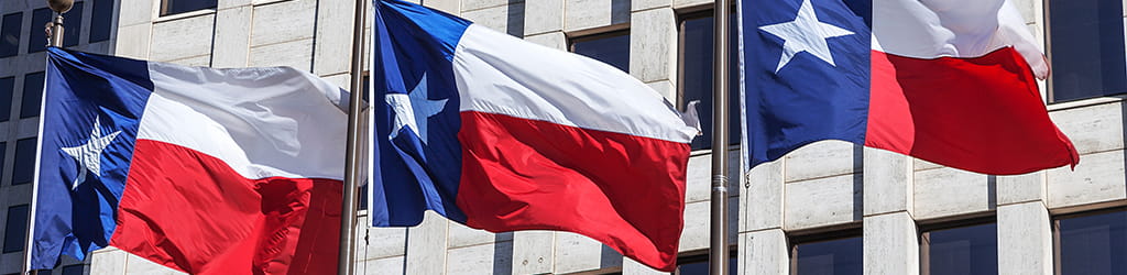 Texas flag illustrating services provided to state of Texas by CohnReznick