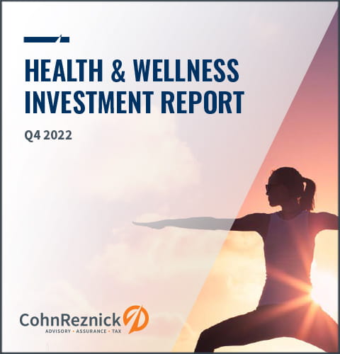 health and wellness investment report