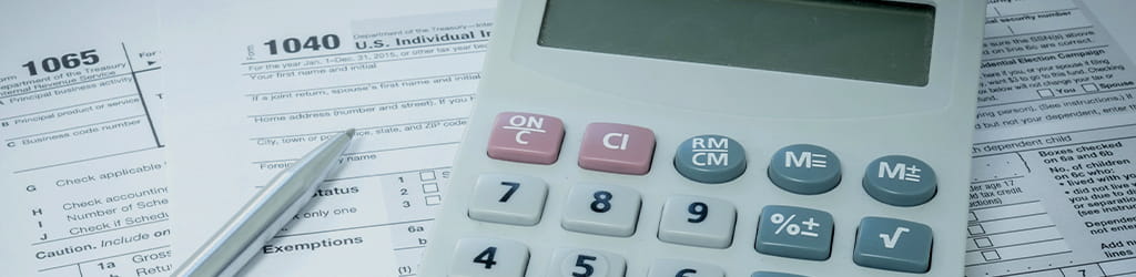calculator tax documents