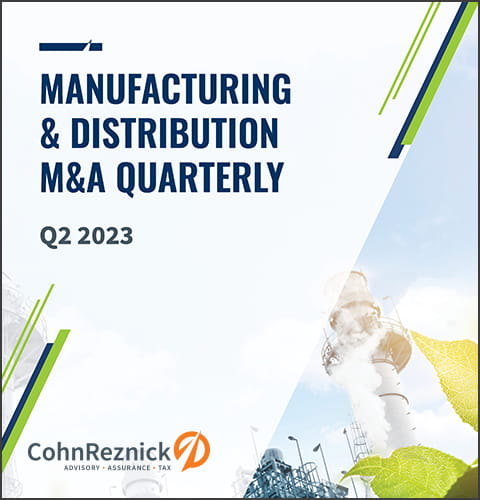 Manufacturing report cover