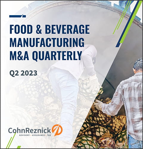 Food & Beverage M&A Q2 2023 report