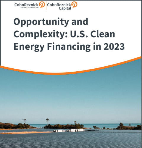 Opportunity and Complexity: U.S. Clean Energy Financing in 2023 cover