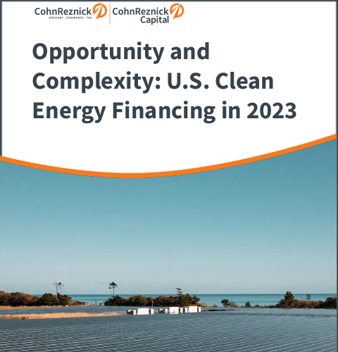 Opportunity and Complexity: U.S. Clean Energy Financing in 2023 cover