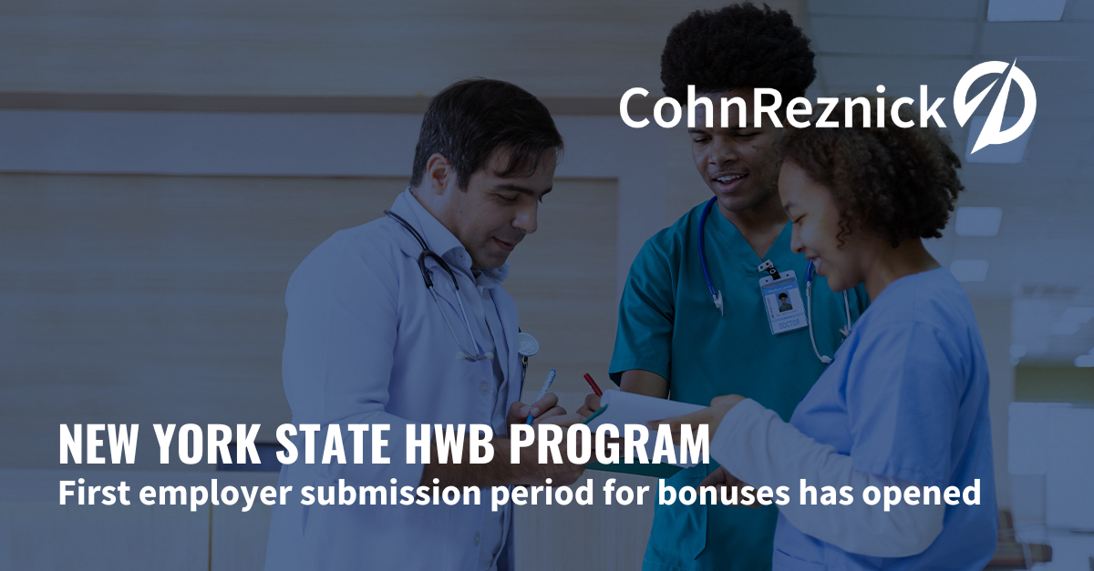 Health Care Worker Bonus Program First employer submission period for