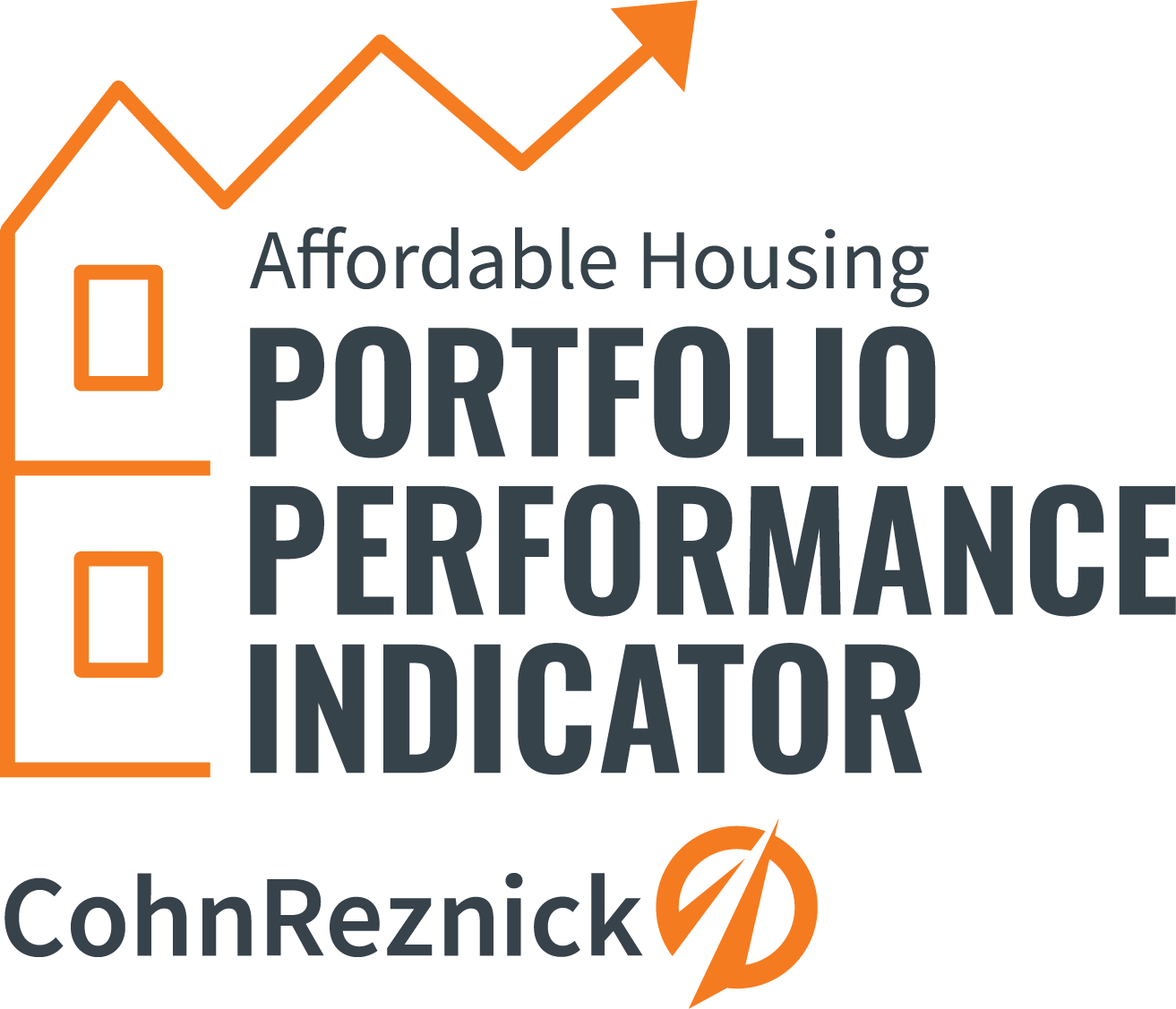 Image of text reading Affordable Housing portfolio performance indicator CohnReznick