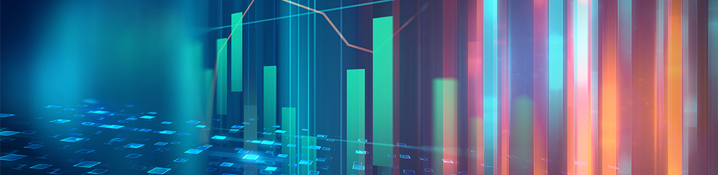 bar graphs and a keyboard