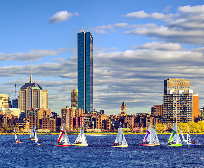 Boston Ships and buildings