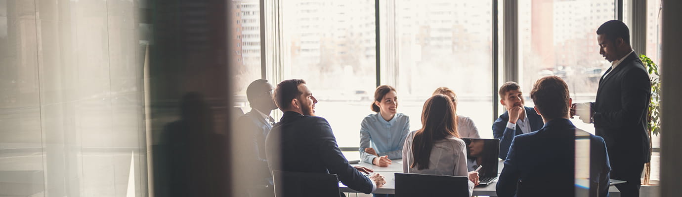 a board meeting