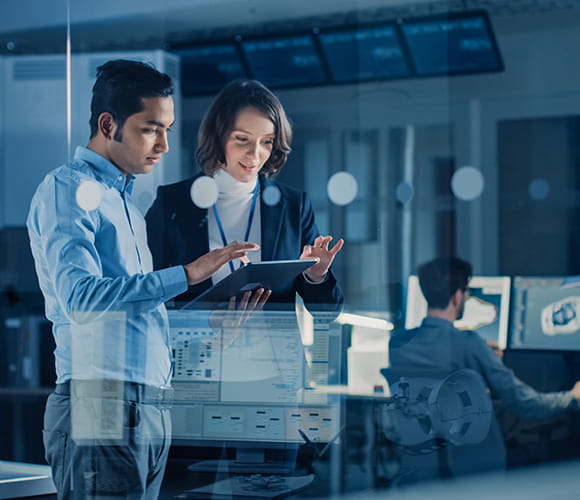 Technical discussion using a notebook