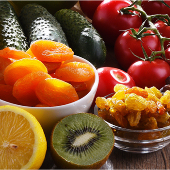 plate of fruit