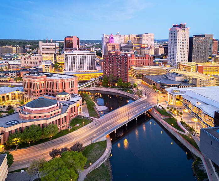 Rochester city center