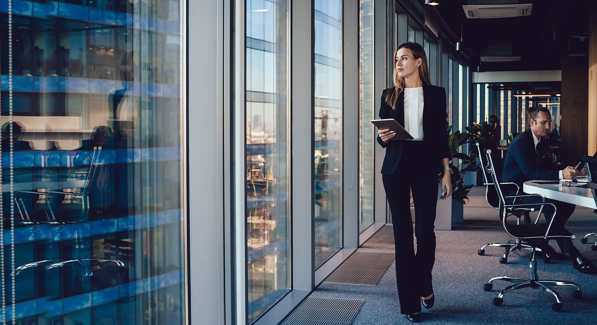 Business women standing 