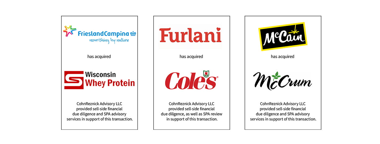 Food and beverage tombstones