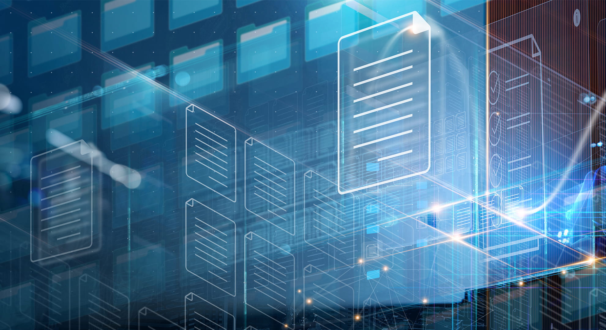data sheets overlapping