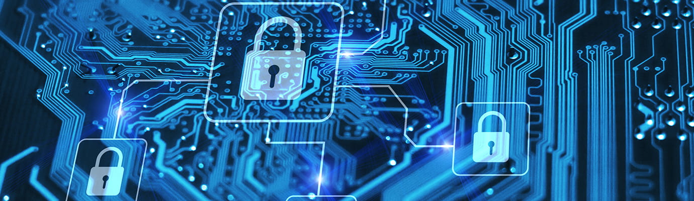 cybersecurity chains and locks